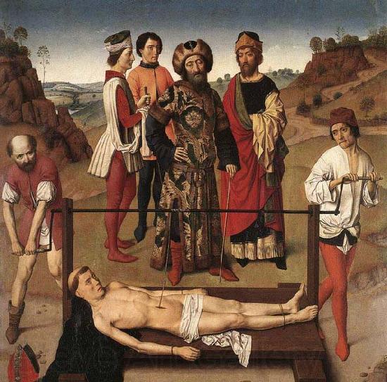 Dieric Bouts Martyrdom of St Erasmus Spain oil painting art